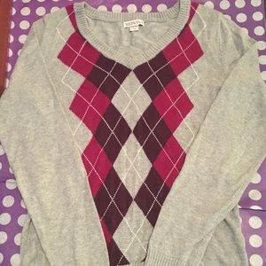 Merona Argyle Sweater